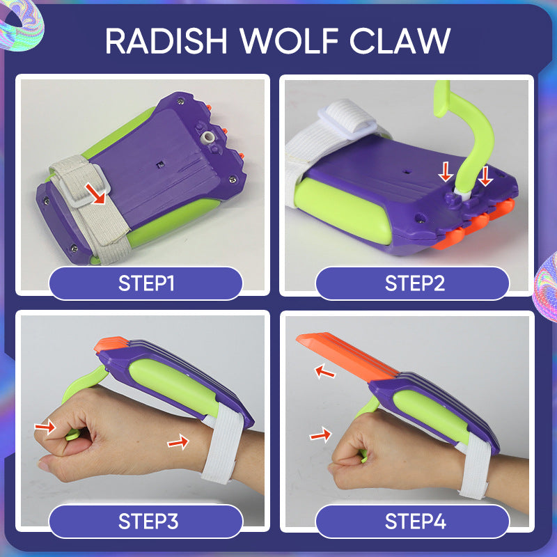 Carrot Paw Retractable Toy