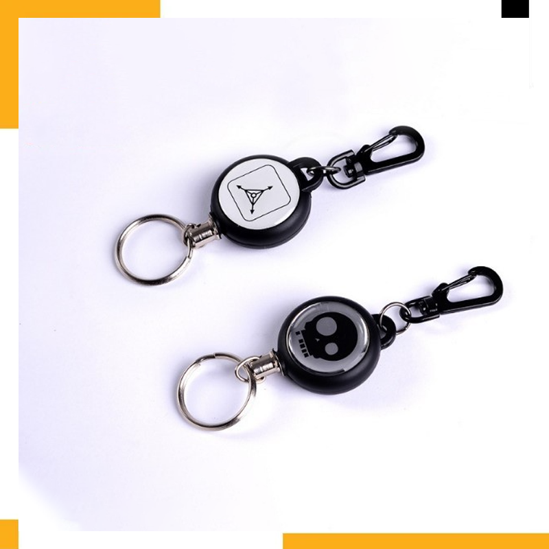 High Resilience Telescopic Rope Key Ring