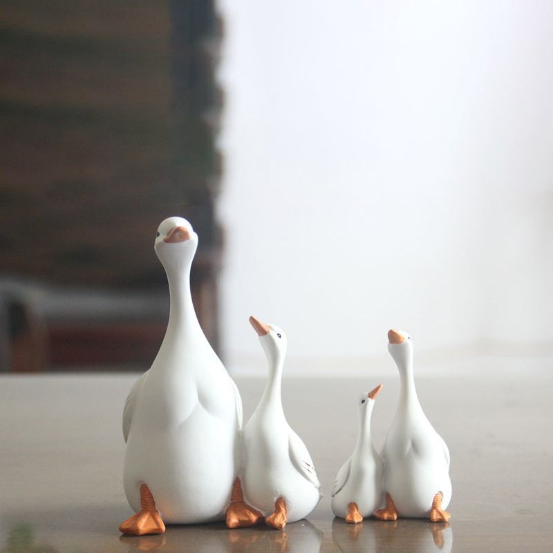 Resin Simulation Duck Art Ornament