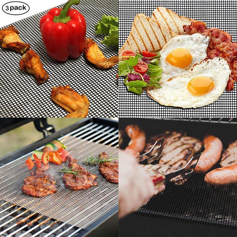 Reusable PTFE-Fiberglass Grill Mat