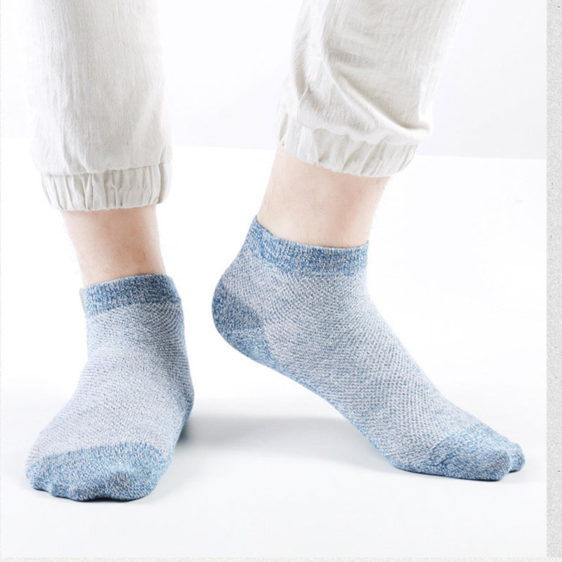 Breathable Antibacterial Deodorant Socks for Men（5 pairs）