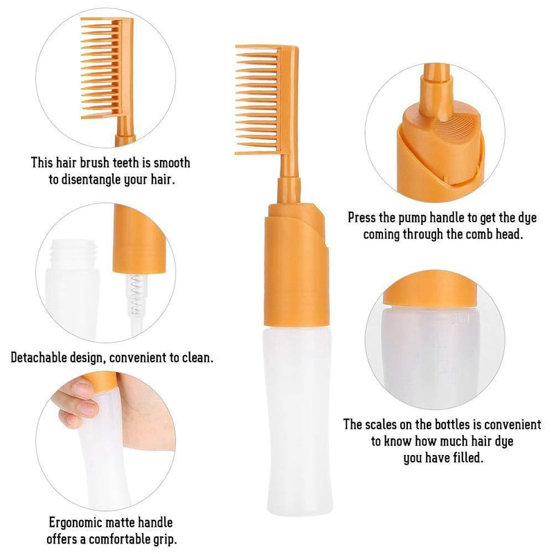 DIY Hair Coloring Kit (Hair Dye + Bottle With Comb)