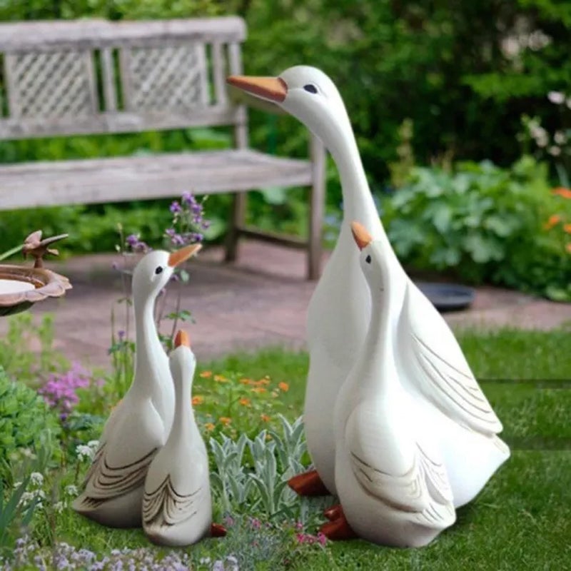 Resin Simulation Duck Art Ornament