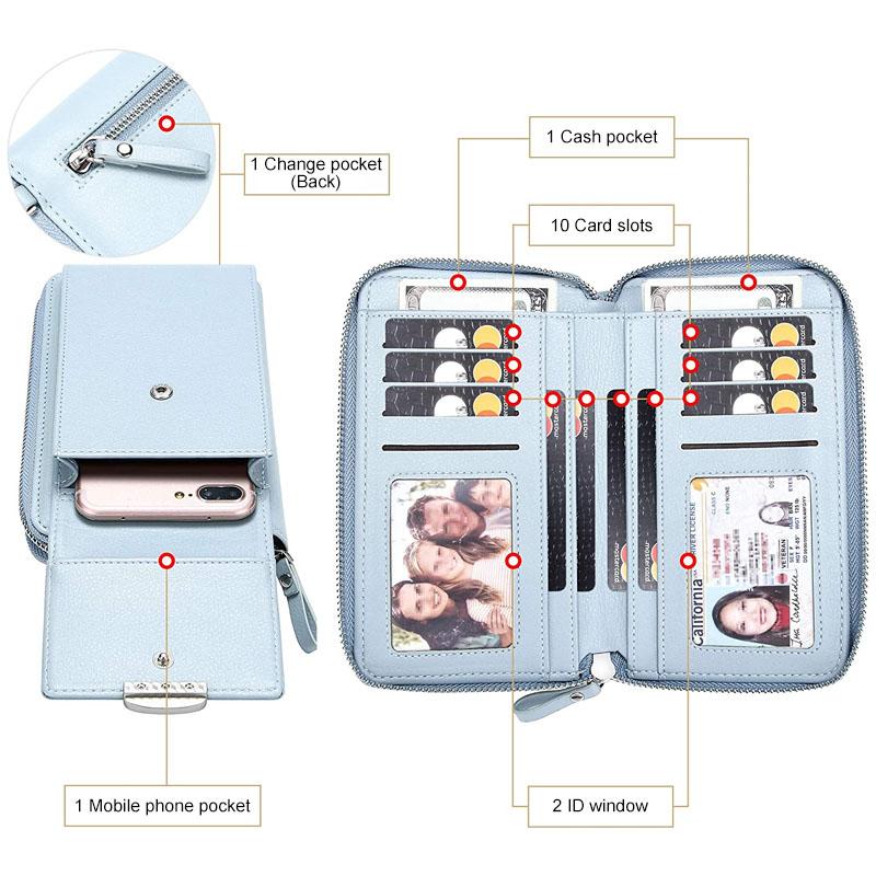 Multi-Slot Elegant Crossbody Phone Bag
