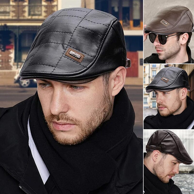 😎New Trendy Leather Beret😎