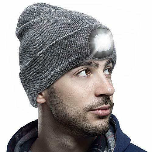 Winter Knitted Hat With LED Lights