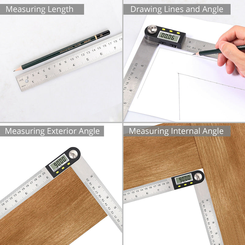 Electronic Digital Display Angle Ruler
